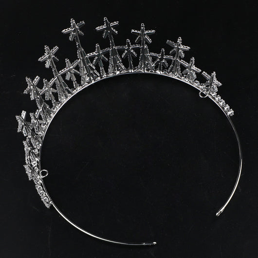 Corona Nupcial con Circonitas - Accesorio de Lujo para Novia - Image 11