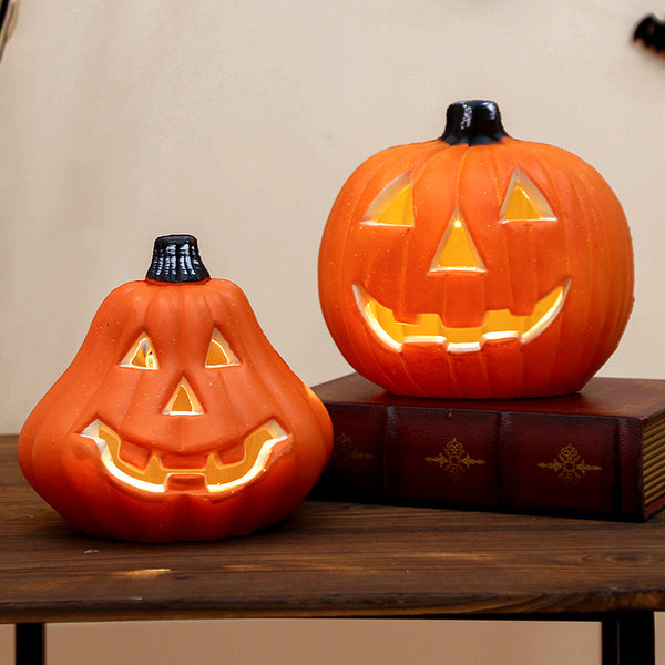 Linterna Decorativa de Calabaza Halloween para Escritorio