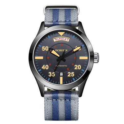 Reloj Mecánico Automático Resistente al Agua con Correa de Nylon - Image 10
