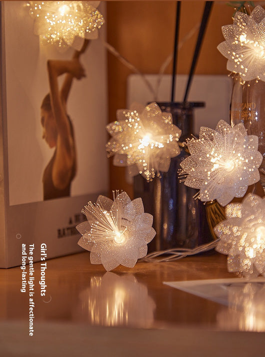 Guirnalda de Luces LED con Fibra Óptica Floral Intermitente para Bodas - Image 8