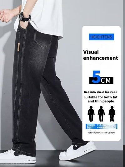 Pantalones Vaqueros Rectos Anchos para Hombre - Comodidad y Estilo Casual - Image 33