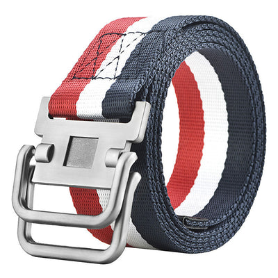 Cinturón Táctico Militar para Hombre con Doble Hebilla de Lona - Image 5