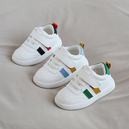 Zapatos Blancos para Bebé con Velcro - Comodidad y Estilo - Image 4