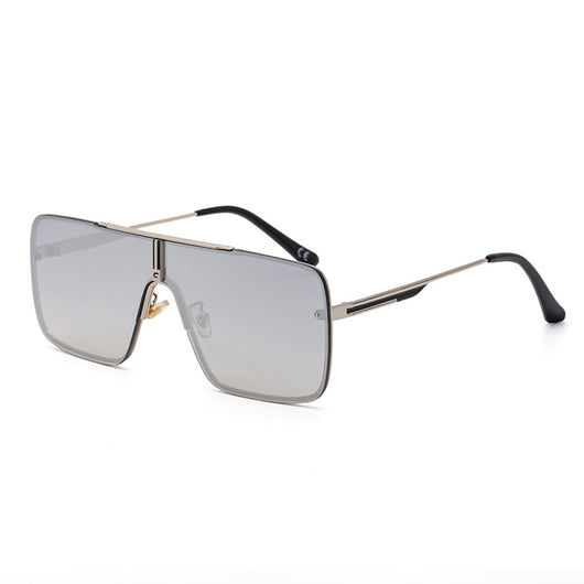Gafas de Sol Cuadradas Metálicas Grandes para Hombre - Image 4