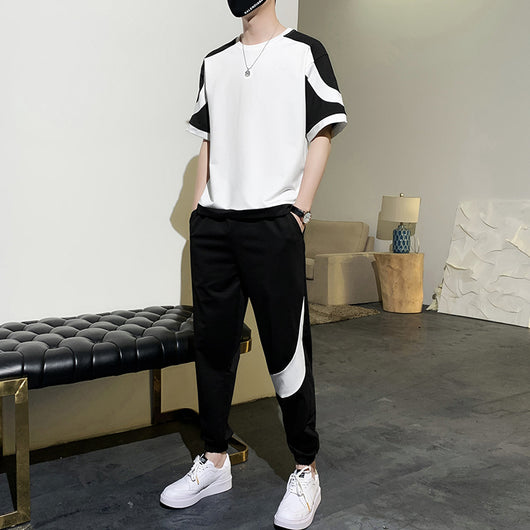 Conjunto Casual de Playera Manga Corta para Hombre - Comodidad Perfecta - Image 9