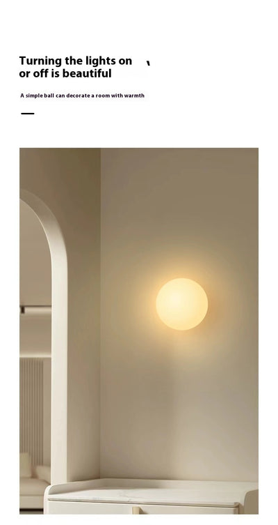 Lámpara de Pared Minimalista de Diseño en Vidrio Esférico - Image 19