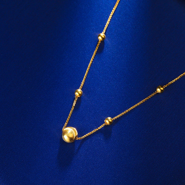 Collar Gato Ojo en Oro 18k para Mujer