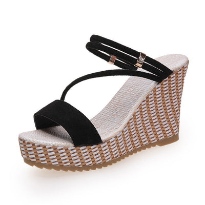 Sandalias Plataforma Verano con Tacón Inclinado - Comodidad y Estilo - Image 5