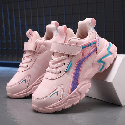 Tenis Casual Impermeables para Niñas con Cuero Resistente