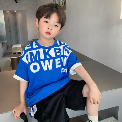 Conjunto de Playera y Shorts Holgados para Niño