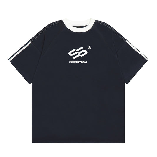 Camiseta Manga Corta con Estampado Creativo para Hombre