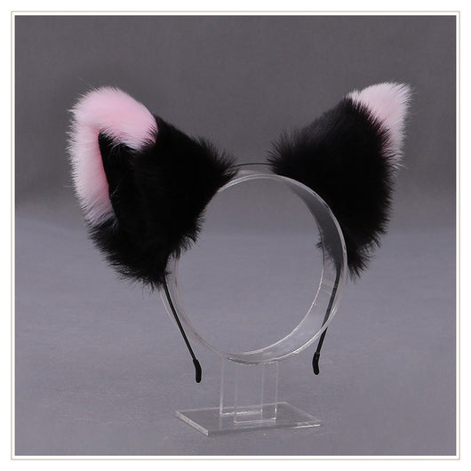 Orejas de Zorro Lolita de Peluche Hecho a Mano Estilo Japonés - Image 3