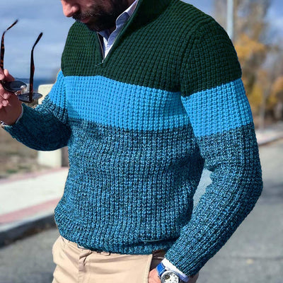 Suéter Tejido Estilo Británico Casual - Image 9