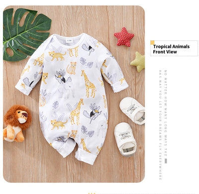 Pijama Enterizo para Bebé - Romper de Manga Larga para Todas las Estaciones - Image 37
