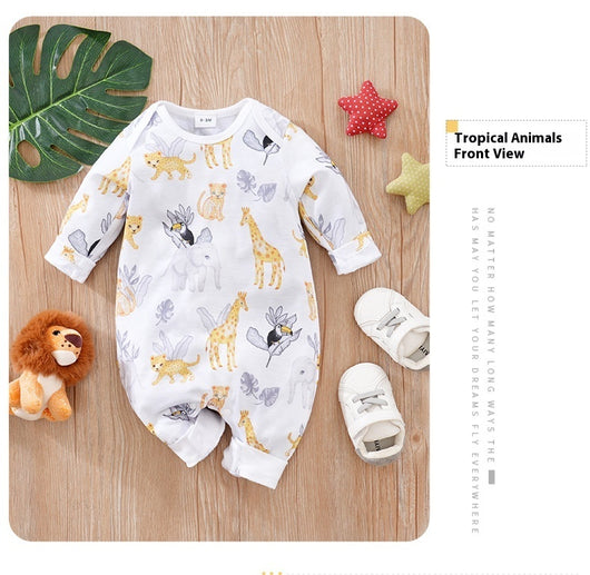 Pijama Enterizo para Bebé - Romper de Manga Larga para Todas las Estaciones - Image 37