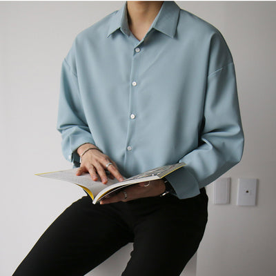 Camisa Suelta Casual para Hombre - Diseño Versátil y Moderno - Image 9