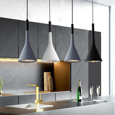 Lámpara Colgante Minimalista Nórdica de Aluminio para Restaurante y Bar