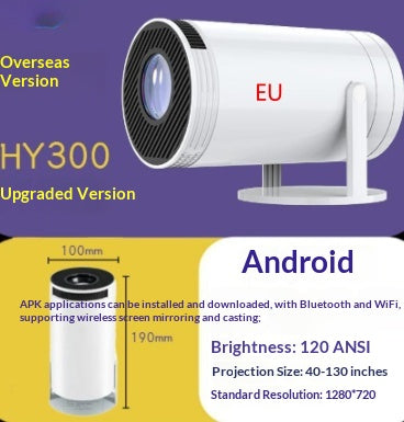 Proyector Portátil HY300 Plataforma Cloud Multiregional - Image 12