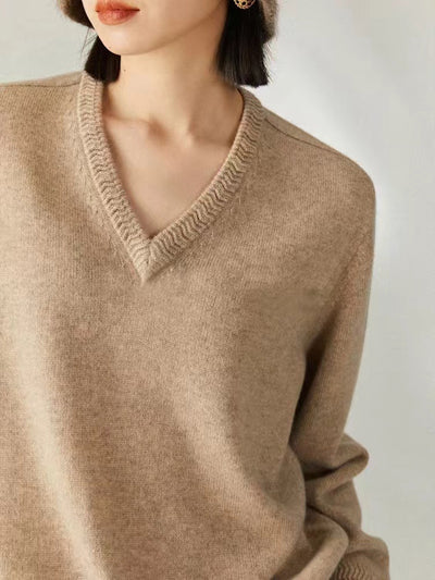 Suéter Tejido Escote en V para Mujer - Image 17