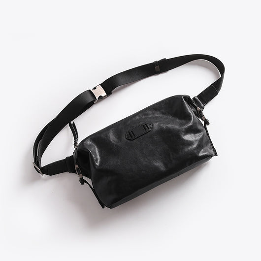 Bolso de Cuero Curtido al Vegetal con Solapa - Estilo Retro Vintage - Image 6