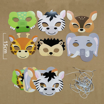 Máscaras de Animales de Papel para Fiestas y Celebraciones - Image 2