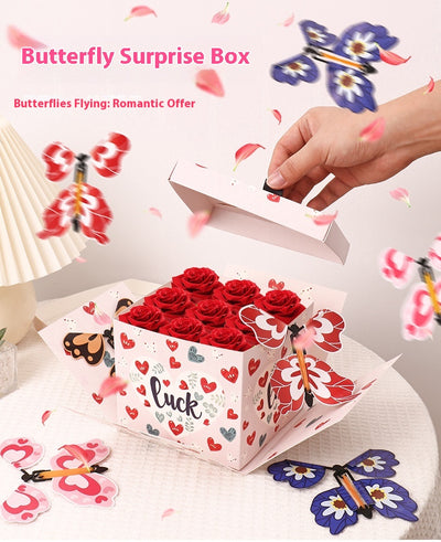 Caja Sorpresa con Mariposas Voladoras - Regalo Creativo para Cumpleaños y Celebraciones - Image 16
