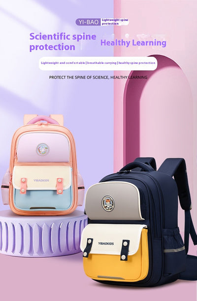 Mochila Escolar Ergonómica con Protección de Espalda y Múltiples Compartimentos - Image 25