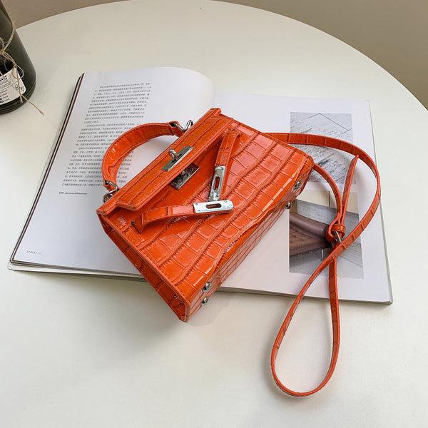 Bolsa Mensajera Estilo Occidental Mini Portátil Plateada
