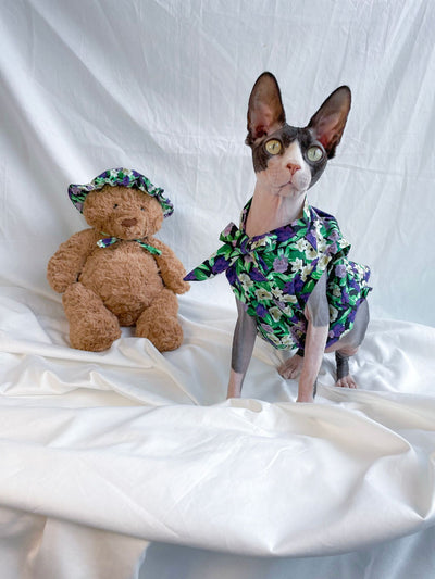 Vestido Floral Verano para Gatos Sphinx - Tela Ligera y Fresca - Image 10