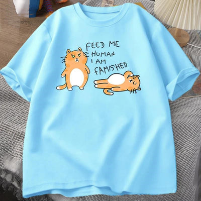Camiseta Estampada con Gatos Divertidos para Hombre y Mujer - Image 8