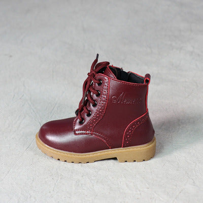 Botas de Cuero para Niño Primavera y Otoño - Rendimiento y Comodidad - Image 2
