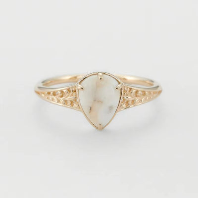 Anillo de Plata Esterlina Chapado en Oro Antiguo - Image 6