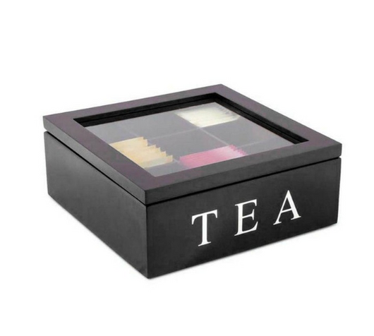 Caja de Té de Madera con Compartimentos - Organizador Premium - Image 9