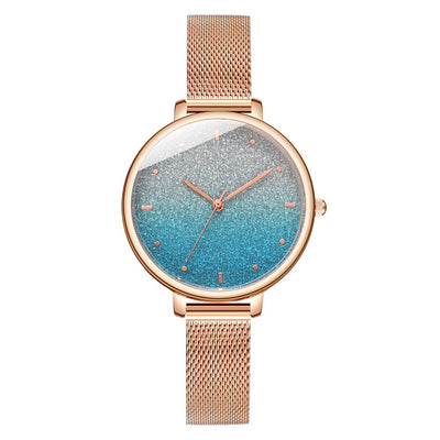 Reloj de mujer con correa fina en oro rosado - Image 5