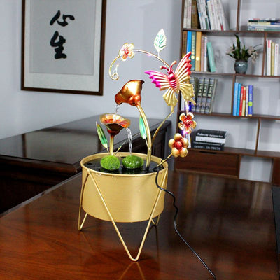 Fuente de Escritorio en Hierro Artístico - Decoración de Agua para Hogar y Oficina - Image 10