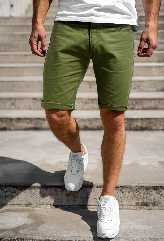 Shorts de Mezclilla Casual Talla Grande Estilo Moderno - Image 3