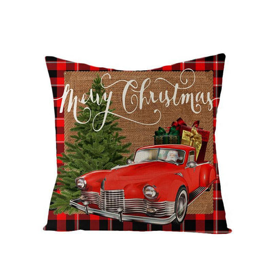 Funda de Cojín Lino Escocés Nórdico Navideño en Oferta - Image 21
