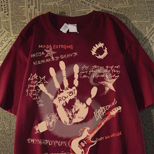 Playera Estampada Graffiti Unisex de Manga Corta - Image 4