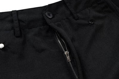Pantalón Overol Ancho Deslavado con Bolsa Cintura Desmontable 2 en 1 - Image 13