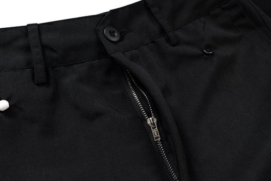 Pantalón Overol Ancho Deslavado con Bolsa Cintura Desmontable 2 en 1 - Image 13