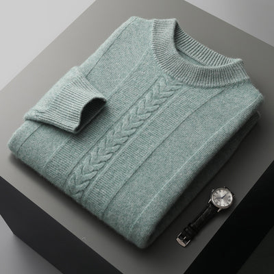 Suéter de Cachemira con Cuello Medio para Hombre - Image 6
