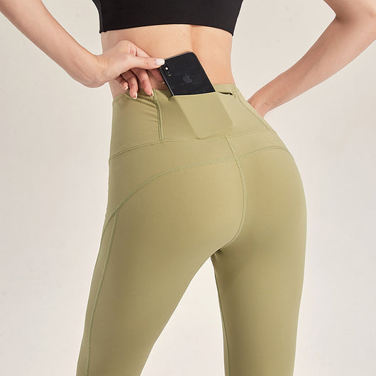 Pantalones Yoga Cintura Alta con Bolsillos y Levantacaderas - Secado Rápido - Image 8