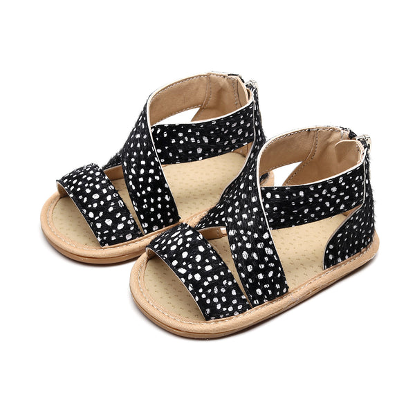 Sandalias Estampado Leopardo para Niños y Bebés - Suela Antideslizante