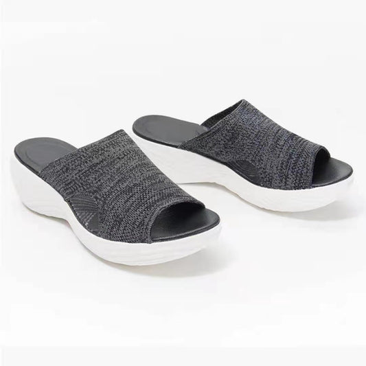 Sandalias Plataforma Tejidas Cómodas con Suela de Poliuretano para Mujer - Image 2