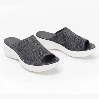 Sandalias Plataforma Tejidas Cómodas con Suela de Poliuretano para Mujer - Image 2