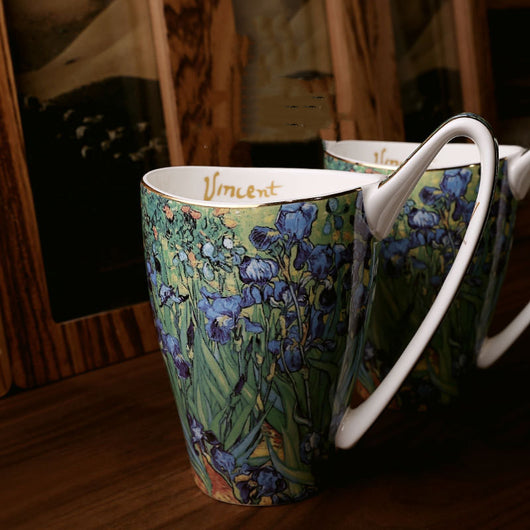 Taza Retro Europea de Gran Capacidad para Parejas - Image 20