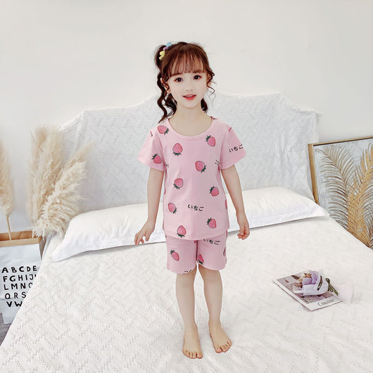 Pijama Infantil Niña Verano Algodón Manga Corta Dos Piezas - Image 23