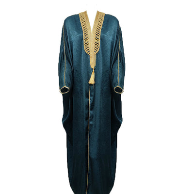 Cardigan Bata Mujer Manga Abullonada Color Sólido - Image 11