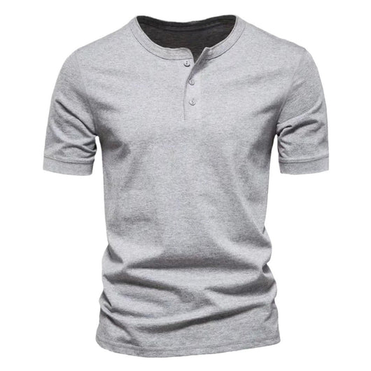 Playera Casual de Cuello Redondo para Hombre - Colores Sólidos - Image 5