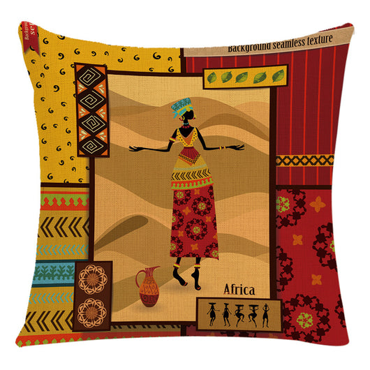 Funda de Cojín Decorativa Africana para Cama y Auto - Image 24